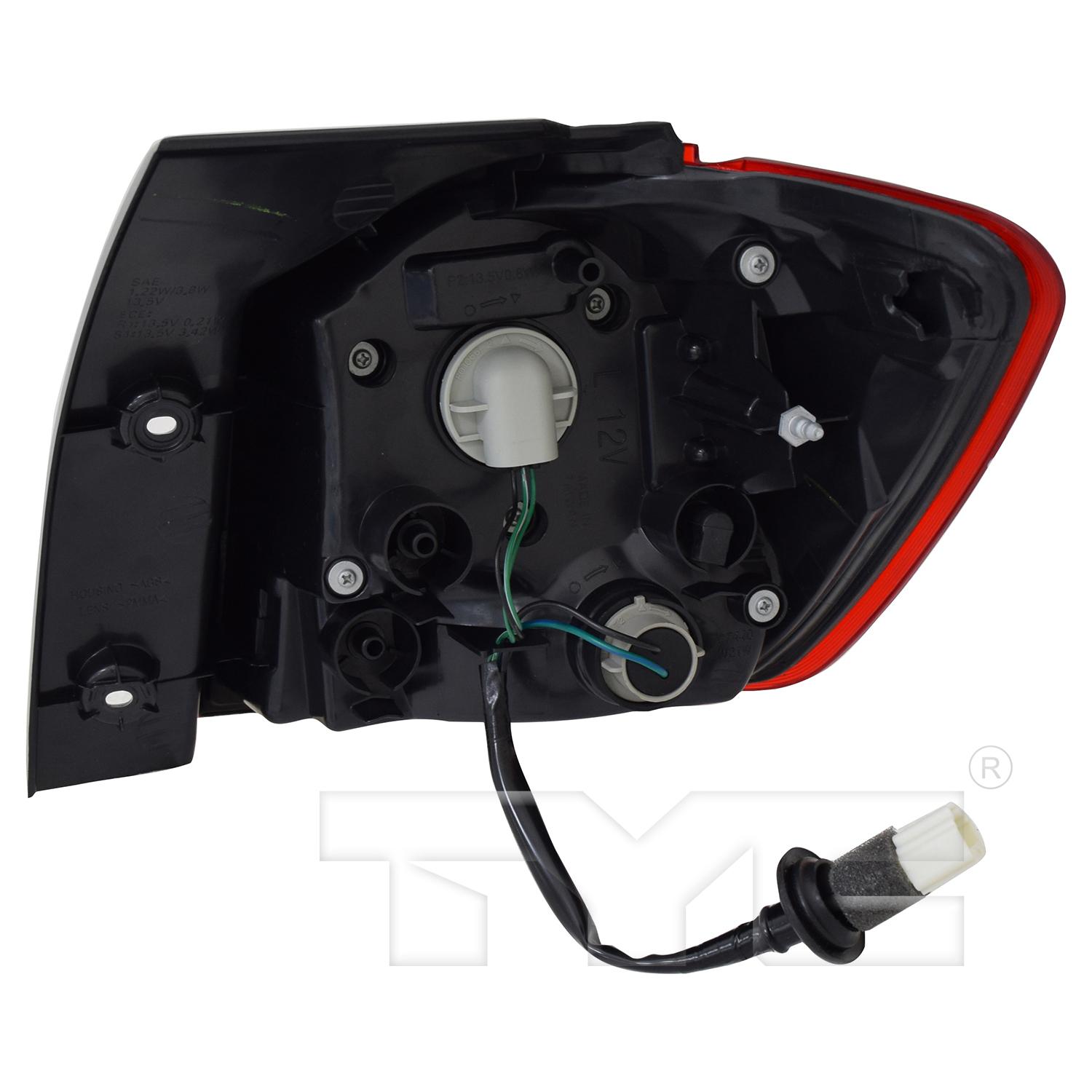 TYC 116458009 Tail Light Assembly product image 2 of 6
