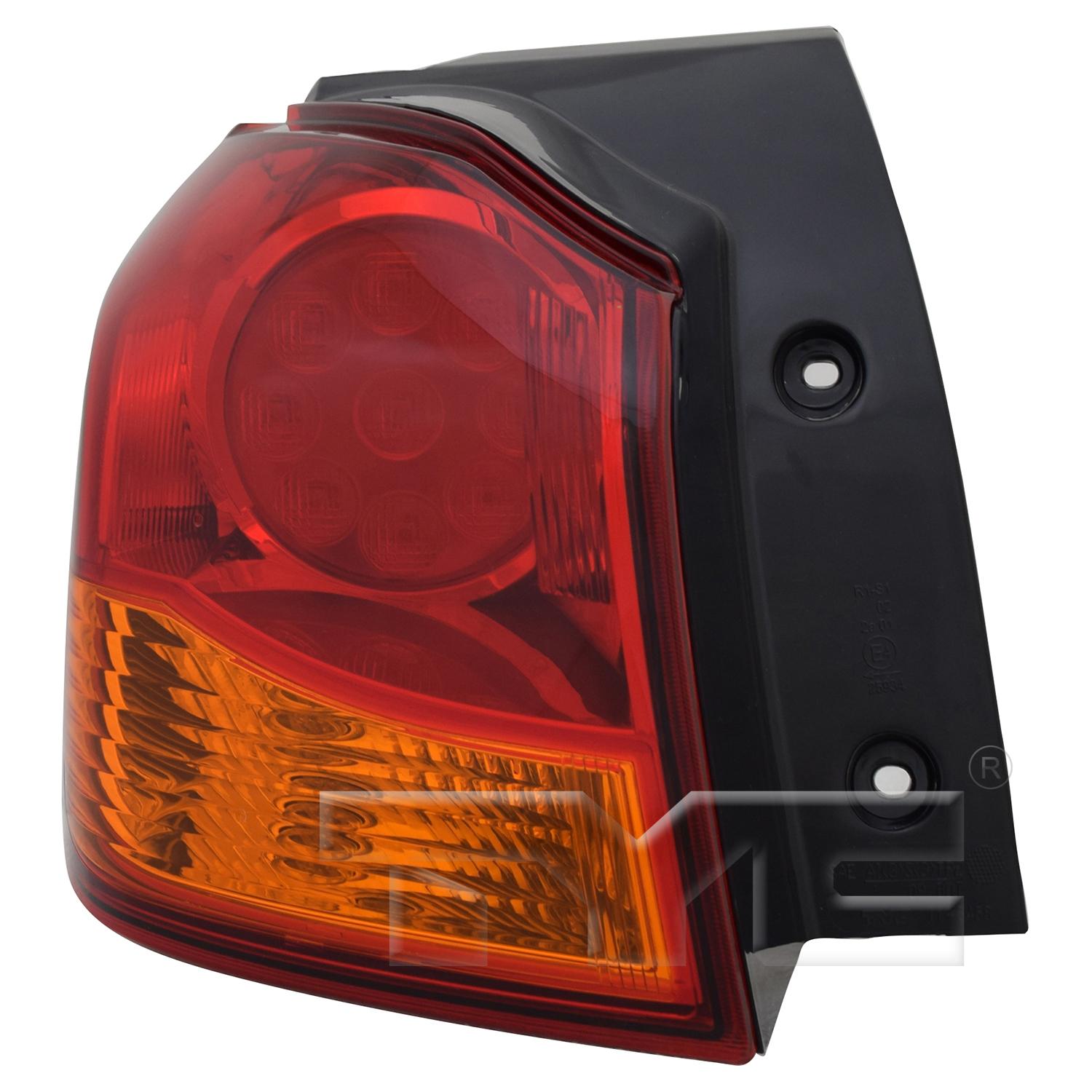 TYC 116458009 Tail Light Assembly product image 3 of 6