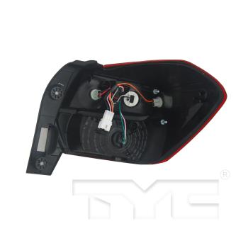 2015 Subaru XV Crosstrek Tail Light Assembly Left TYC 11646400 image 2 of 4