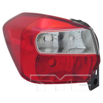 2015 Subaru XV Crosstrek Tail Light Assembly Left TYC 116464019 image 3 of 4