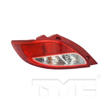 2014 Mazda 2 Tail Light Assembly Left TYC 11647400 image 1 of 4