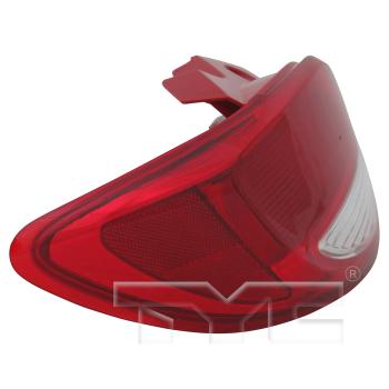 2014 Mazda 2 Tail Light Assembly Left TYC 11647400 image 4 of 4