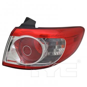 2011 Hyundai Santa Fe Tail Light Assembly Right Outer TYC 116493009 image 1 of 4