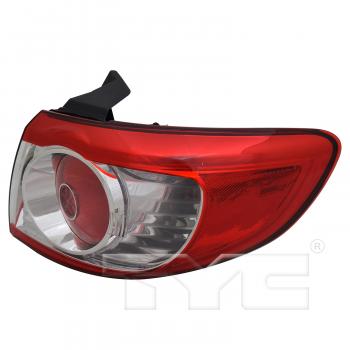 2011 Hyundai Santa Fe Tail Light Assembly Right Outer TYC 116493009 image 4 of 4