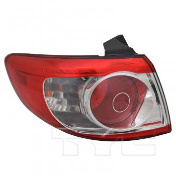 2011 Hyundai Santa Fe Tail Light Assembly Left Outer TYC 116494009 image 1 of 4