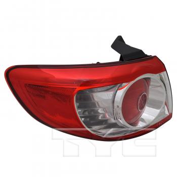 2011 Hyundai Santa Fe Tail Light Assembly Left Outer TYC 116494009 image 4 of 4