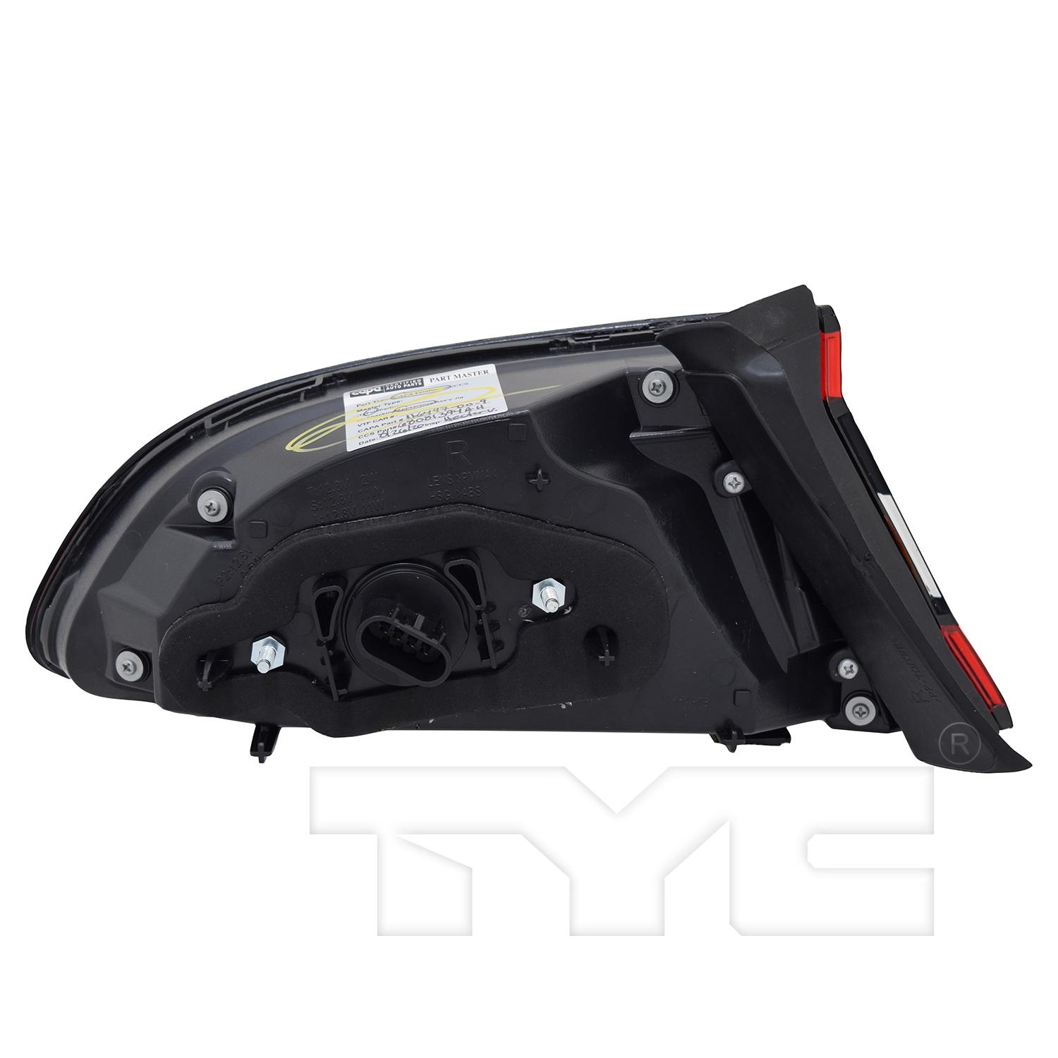 TYC 116497009 - Tail Light Assembly TYC 116497009 Tail Light Assembly product image 2 of 6
