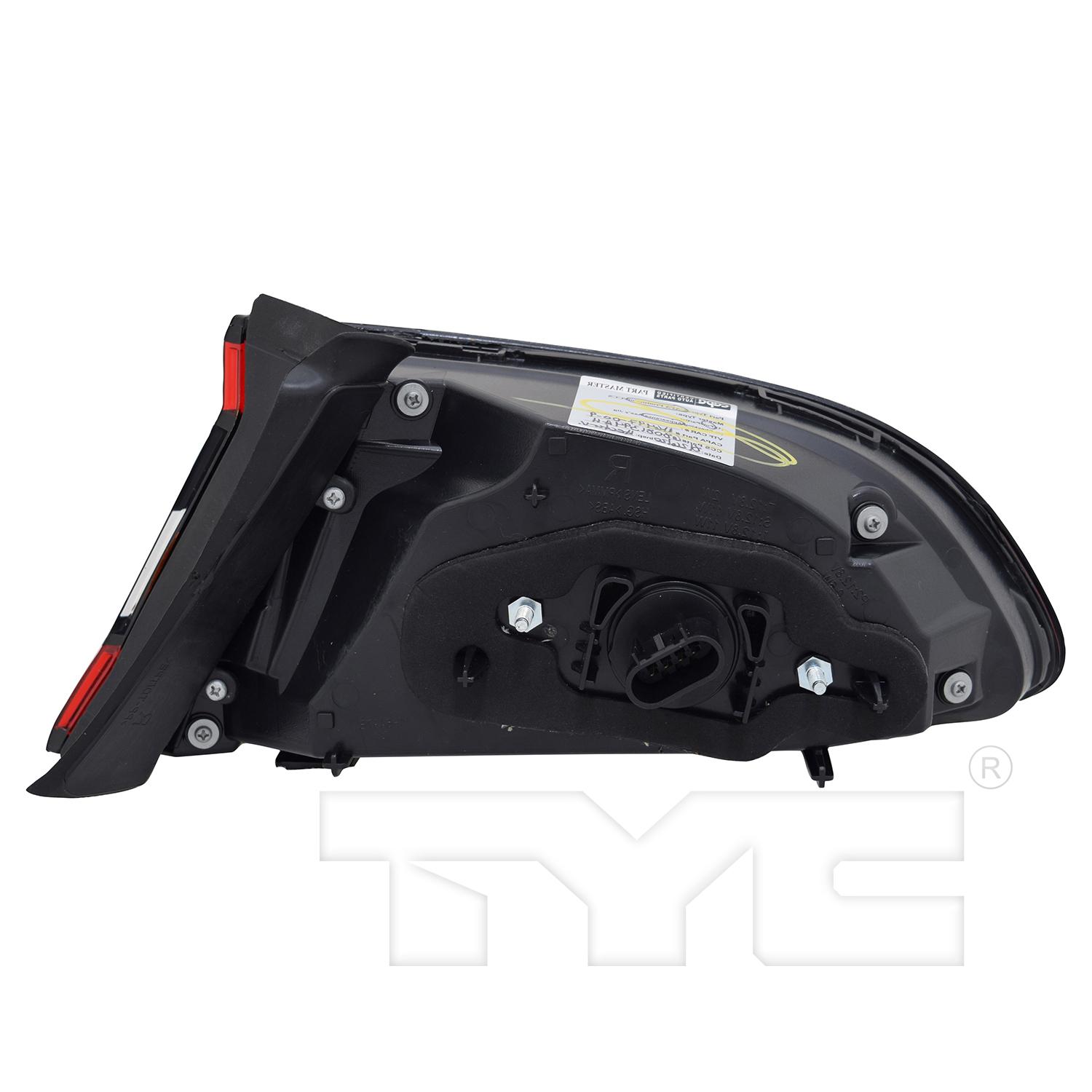 TYC 116498009 - Tail Light Assembly TYC 116498009 Tail Light Assembly product image 2 of 6