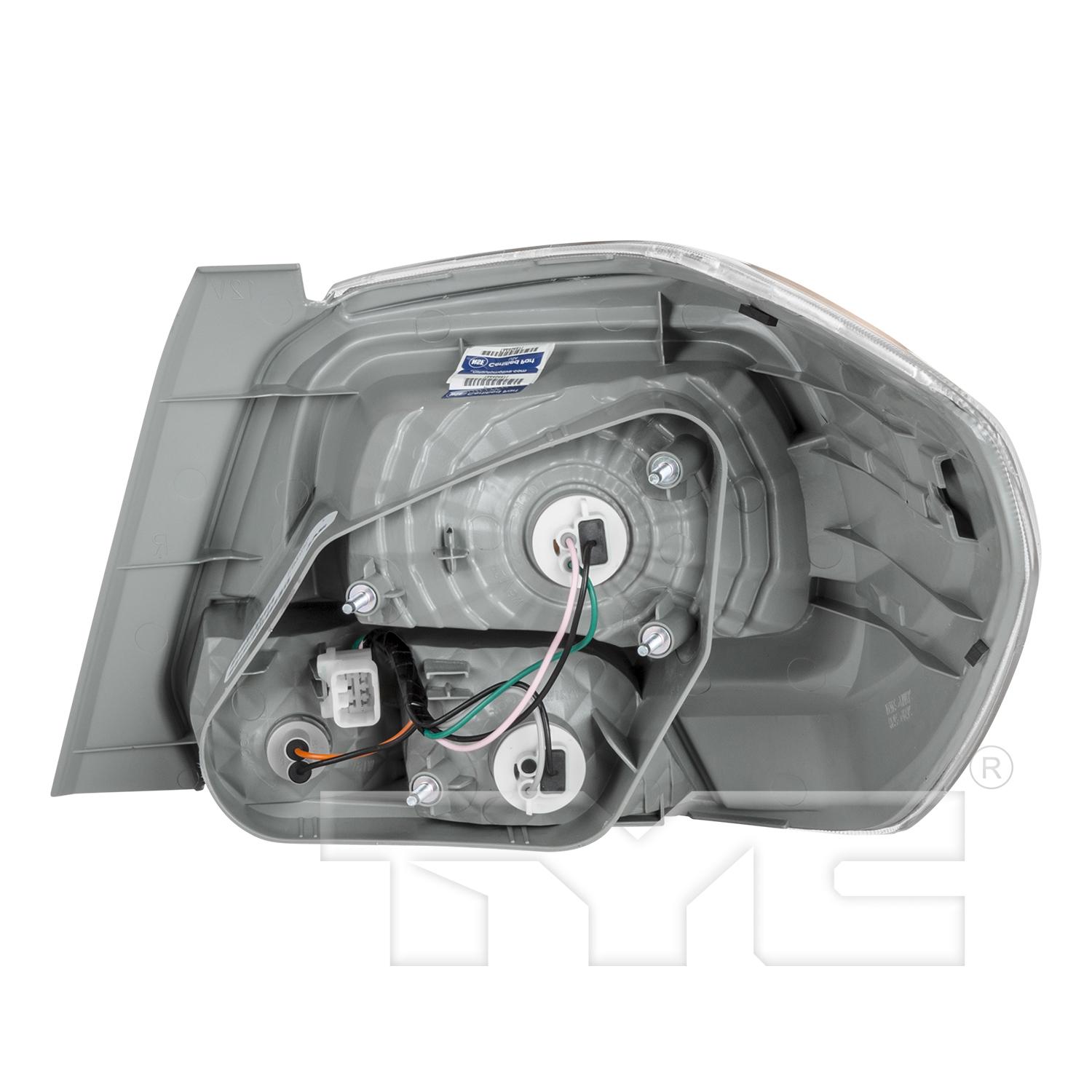 TYC 116500001 - Tail Light Assembly TYC 116500001 Tail Light Assembly product image 2 of 6