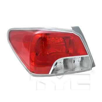2016 Subaru Impreza Tail Light Assembly Left TYC 116500019 image 3 of 4