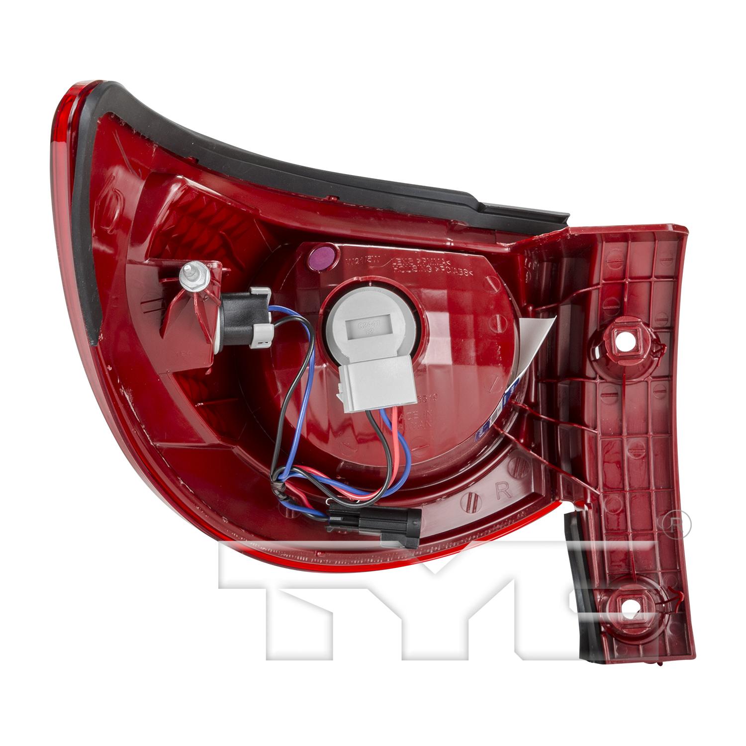 TYC 116519001 Tail Light Assembly product image 2 of 6