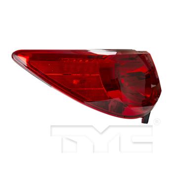 2012 Chevrolet Traverse Tail Light Assembly Left Outer TYC 116520009 image 3 of 4