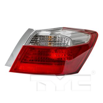 2015 Honda Accord Tail Light Assembly Right Outer TYC 11652900 image 2 of 4