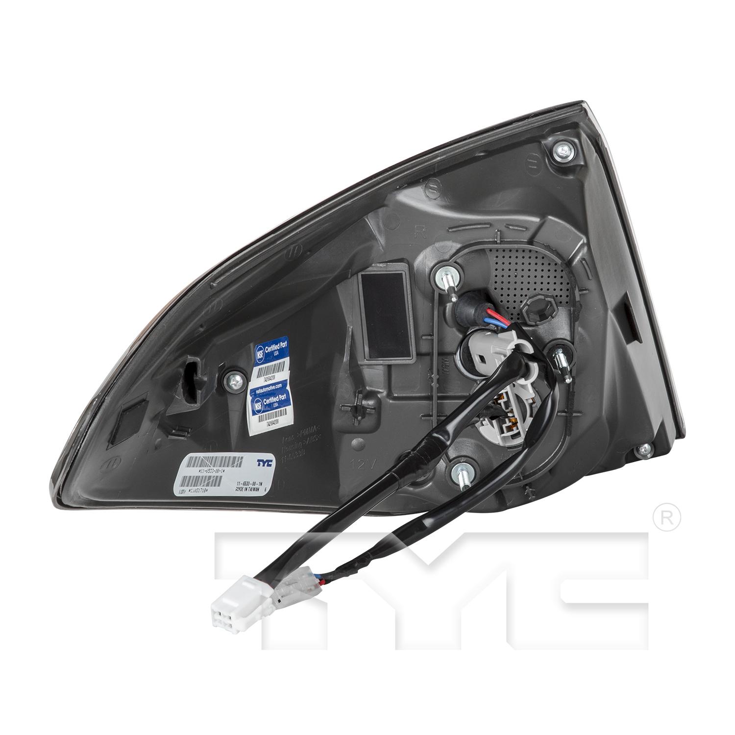 TYC 11653300 - Tail Light Assembly TYC 11653300 Tail Light Assembly product image 2 of 6