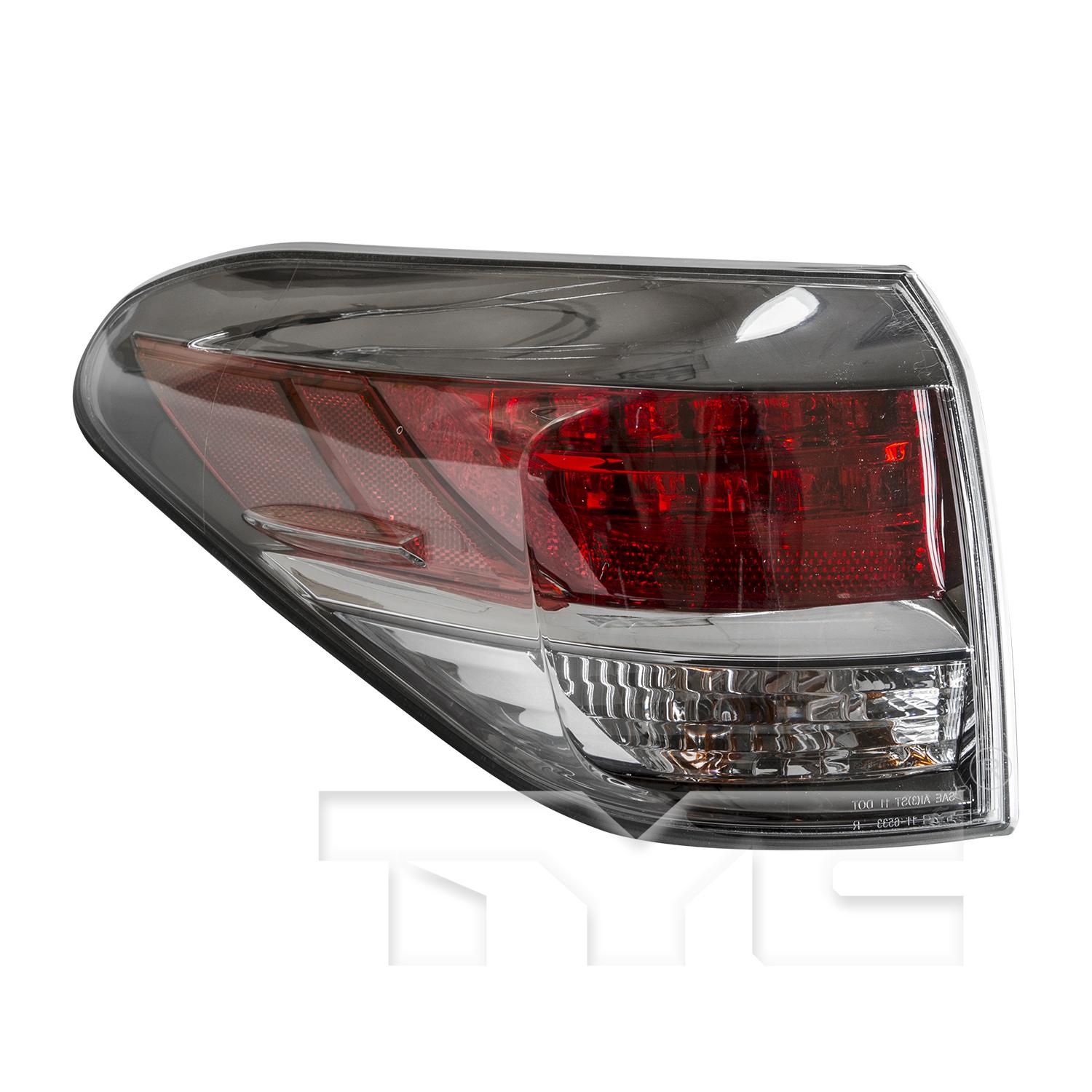 TYC 11653400 - Tail Light Assembly TYC 11653400 Tail Light Assembly product image 10 of 12