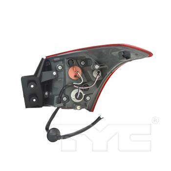 2016 Hyundai Elantra GT Tail Light Assembly Right Outer TYC 11653500 image 3 of 4