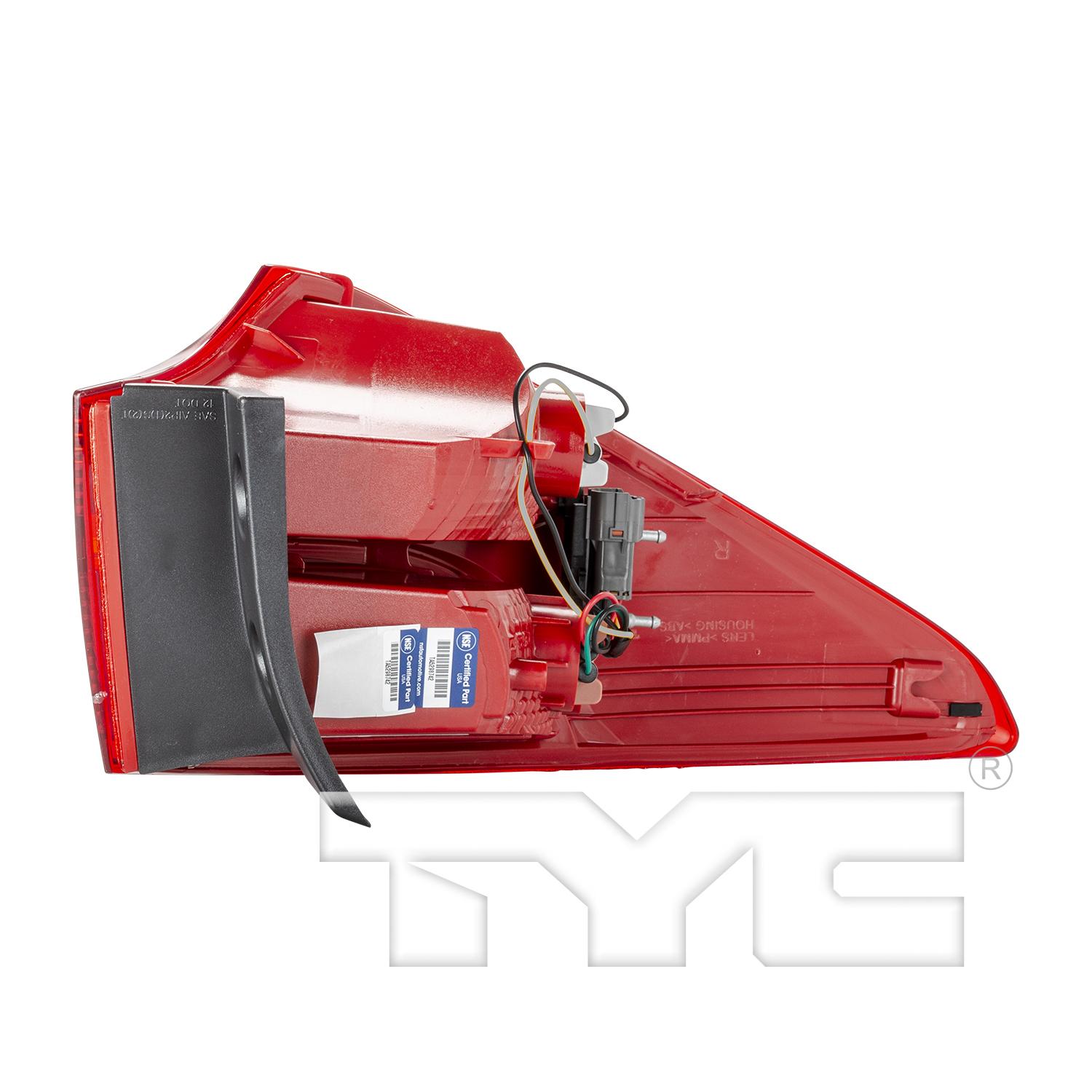TYC 116537001 Tail Light Assembly product image 4 of 6