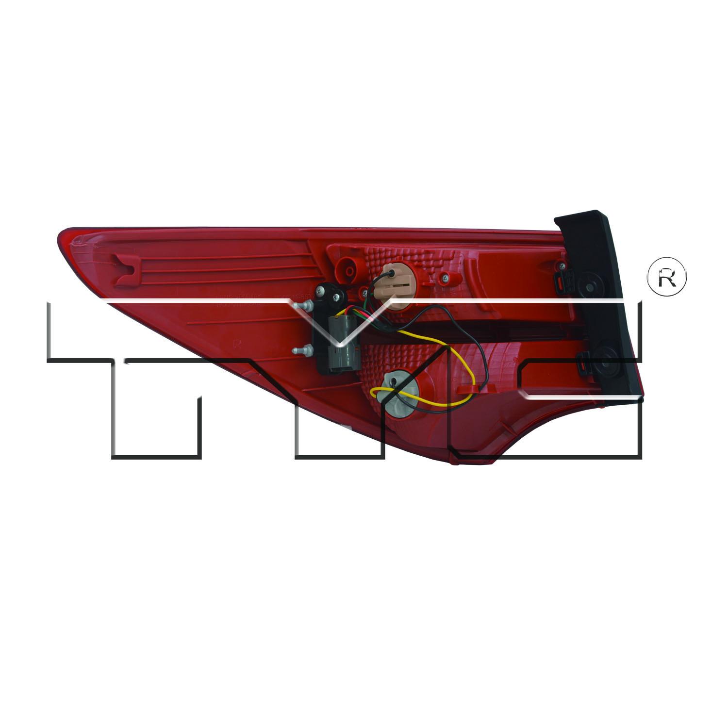 TYC 116537009 Tail Light Assembly product image 2 of 6