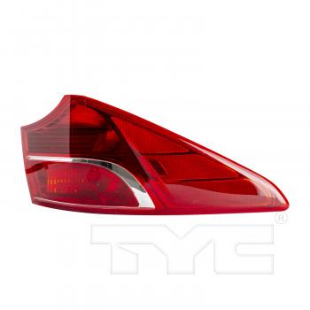 2015 Hyundai Santa Fe Sport Tail Light Assembly Left Outer TYC 11653800 image 3 of 4