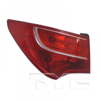 2015 Hyundai Santa Fe Sport Tail Light Assembly Left Outer TYC 116538009 image 1 of 4