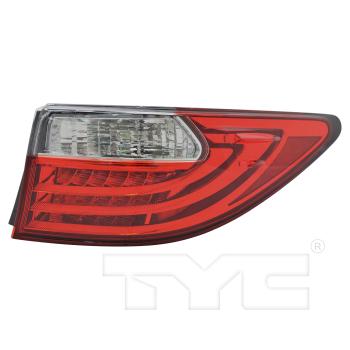 2015 Lexus ES300h Tail Light Assembly Right Outer TYC 116545009 image 1 of 4
