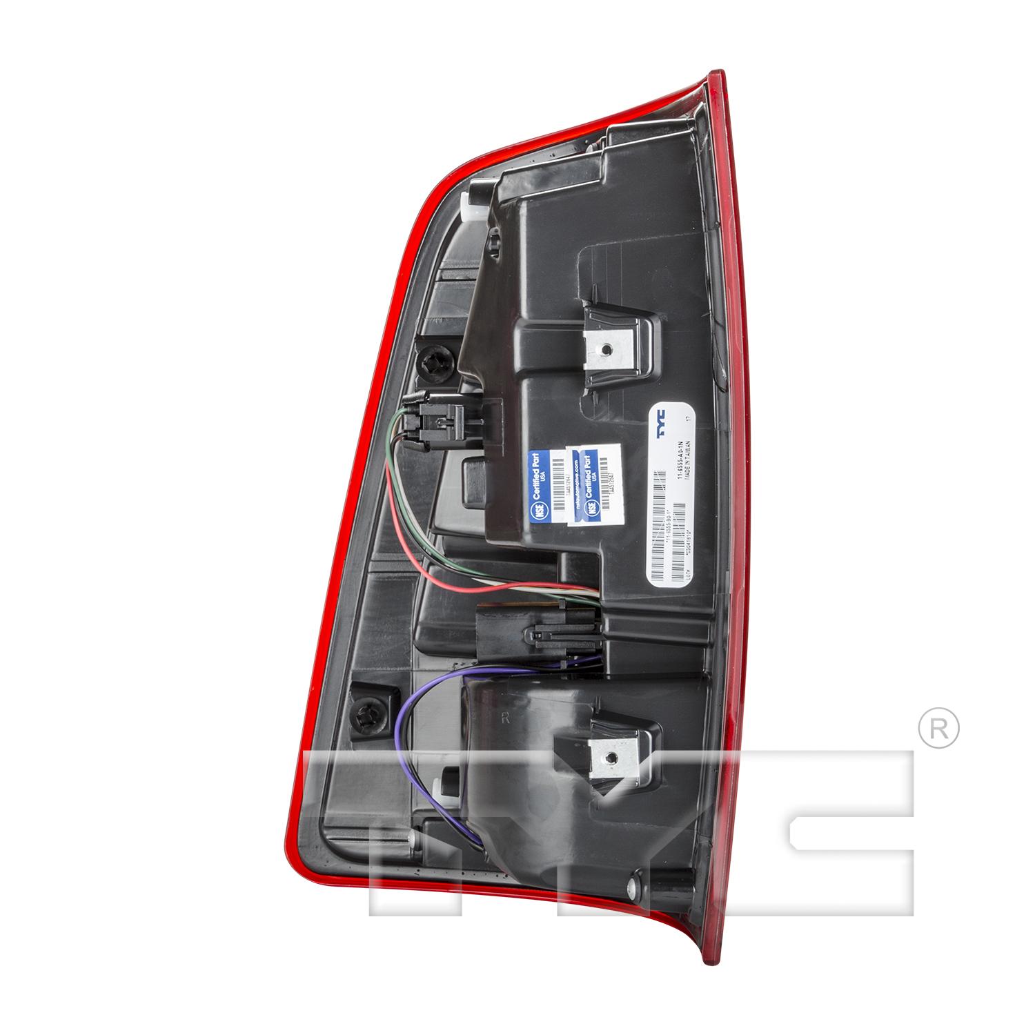 TYC 116555901 - Tail Light Assembly TYC 116555901 Tail Light Assembly product image 4 of 6