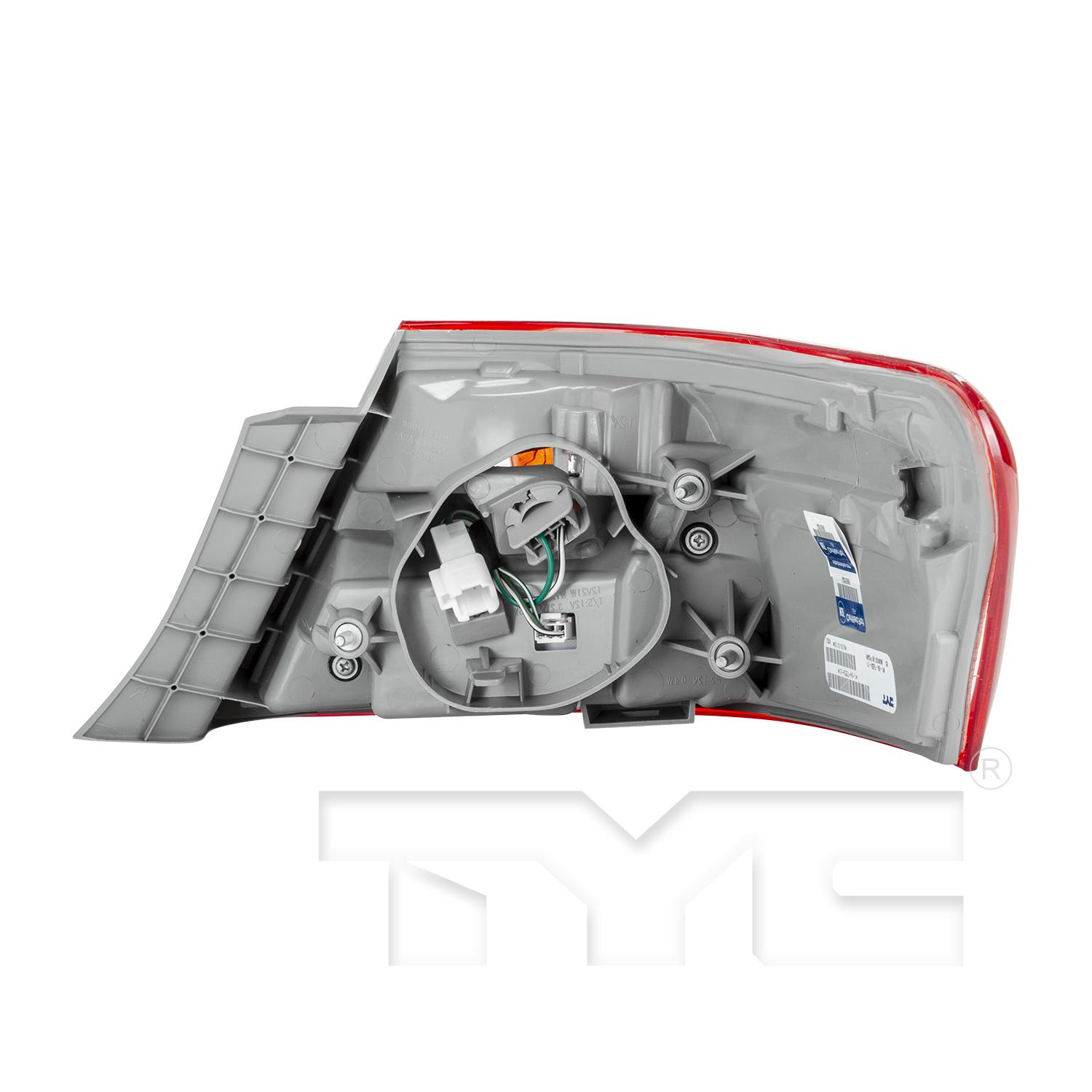 TYC 11655800 - Tail Light Assembly TYC 11655800 Tail Light Assembly product image 2 of 6