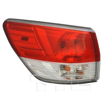 2013 Nissan Pathfinder Tail Light Assembly Left Outer TYC 11656800 image 1 of 4