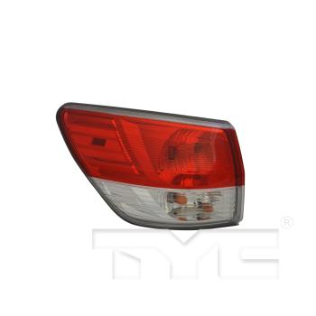 2013 Nissan Pathfinder Tail Light Assembly Left Outer TYC 116568009 image 1 of 4