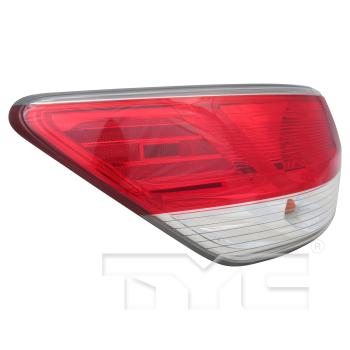 2013 Nissan Pathfinder Tail Light Assembly Left Outer TYC 116568009 image 4 of 4