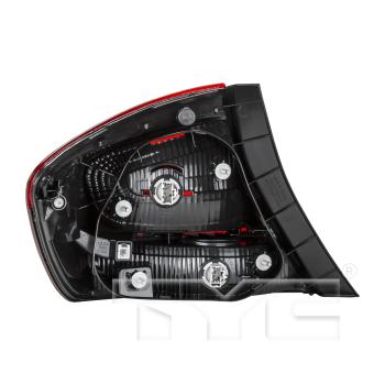 2015 Honda Civic Tail Light Assembly Right Outer TYC 11657300 image 3 of 4