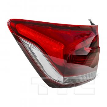 2015 Honda Civic Tail Light Assembly Left Outer TYC 11657400 image 3 of 4