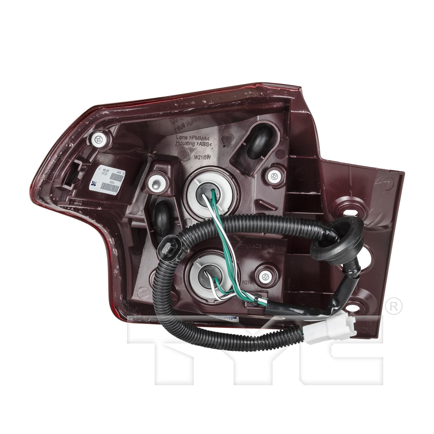 TYC 116577001 - Tail Light Assembly TYC 116577001 Tail Light Assembly product image 2 of 6