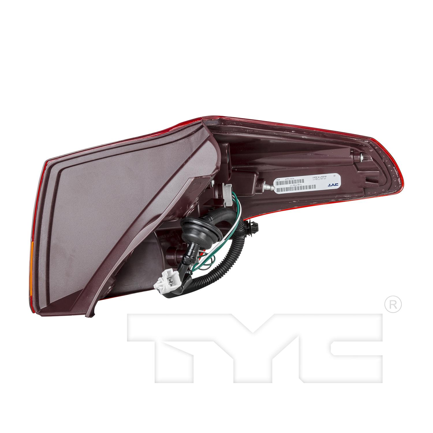 TYC 11657800 - Tail Light Assembly TYC 11657800 Tail Light Assembly product image 4 of 6
