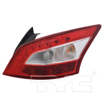 2010 Nissan Maxima Tail Light Assembly Right TYC 11658100 image 3 of 4