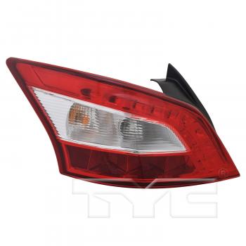 2010 Nissan Maxima Tail Light Assembly Left TYC 116582009 image 1 of 4