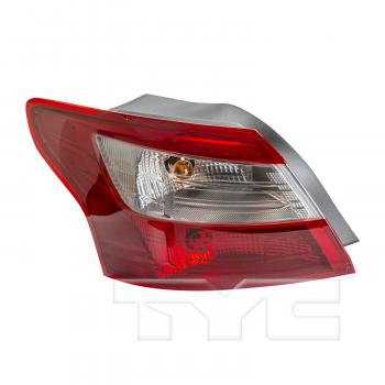 2012 Ford Focus Tail Light Assembly Left Outer TYC 116588009 image 1 of 2