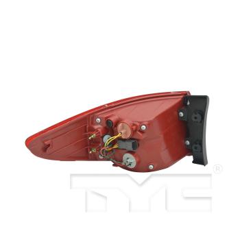 2013 Hyundai Santa Fe Tail Light Assembly Right Outer TYC 11659300 image 2 of 2