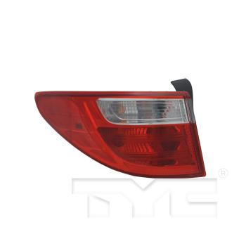 2013 Hyundai Santa Fe Tail Light Assembly Left Outer TYC 11659400 image 3 of 4