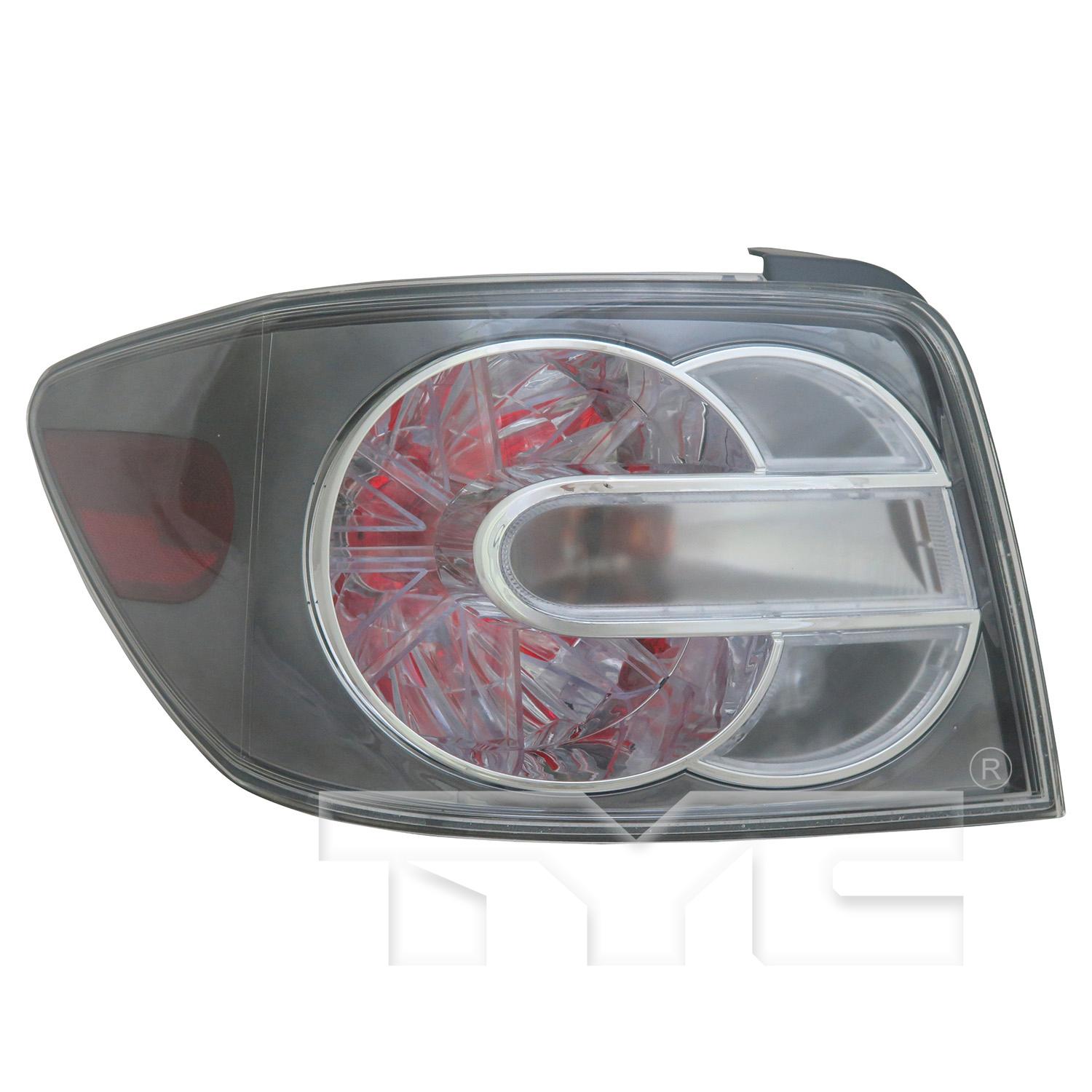 TYC 11659600 Tail Light Assembly product image 1 of 6
