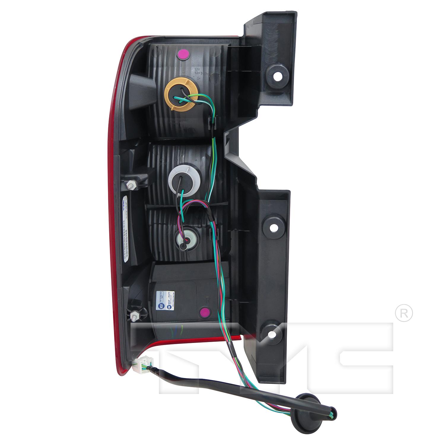 TYC 116609009 - Tail Light Assembly TYC 116609009 Tail Light Assembly product image 2 of 6
