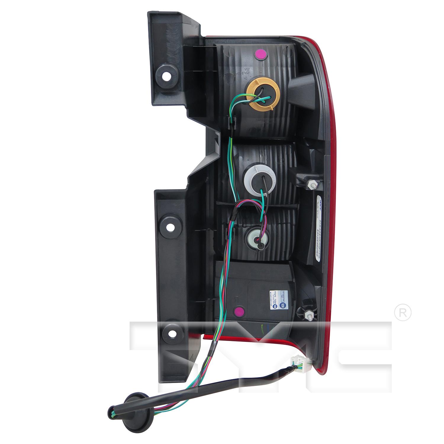 TYC 11661000 - Tail Light Assembly TYC 11661000 Tail Light Assembly product image 2 of 6