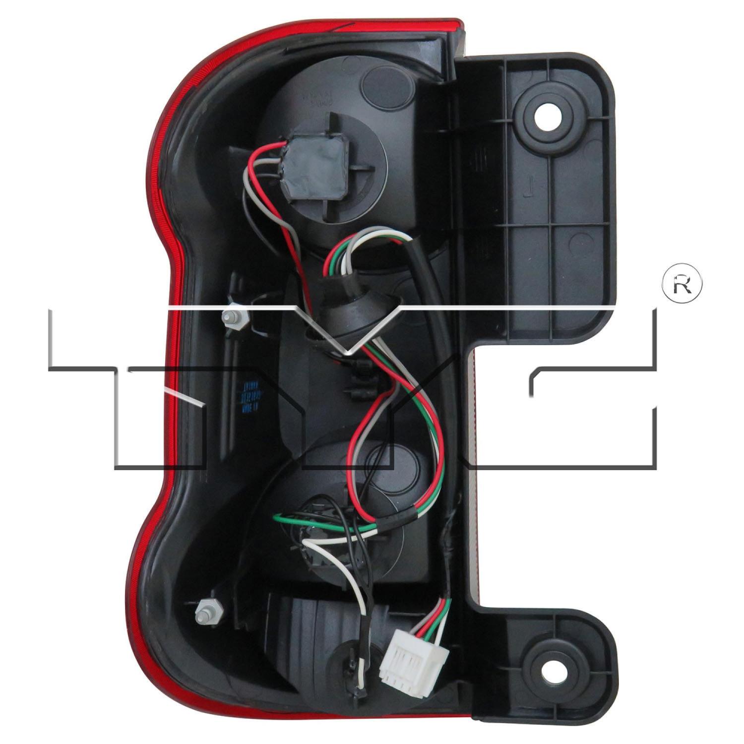 TYC 116615001 Tail Light Assembly product image 4 of 5
