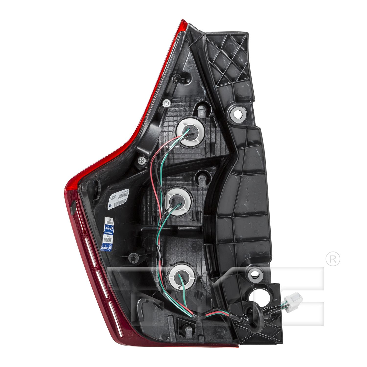 TYC 116629001 Tail Light Assembly product image 2 of 6