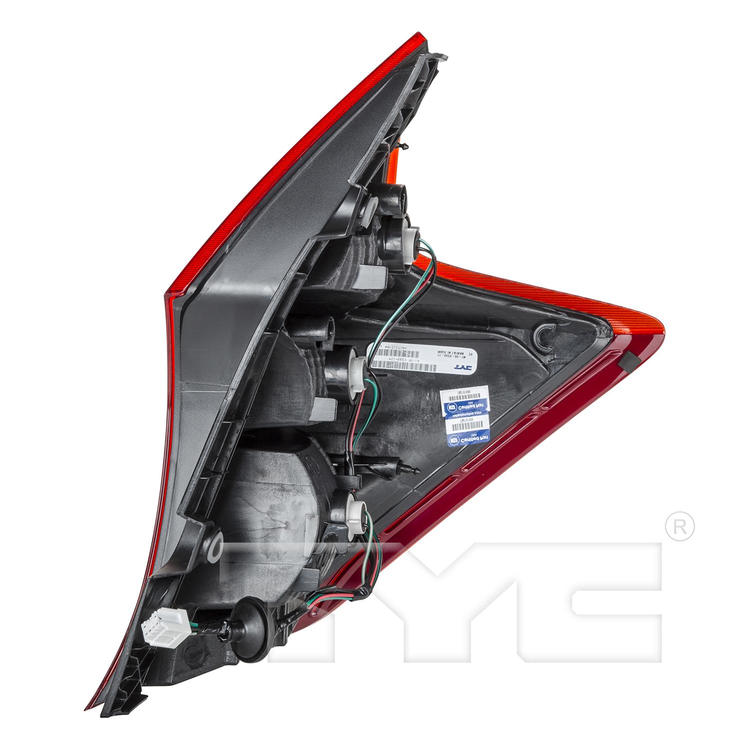 TYC 116630001 Tail Light Assembly product image 4 of 6