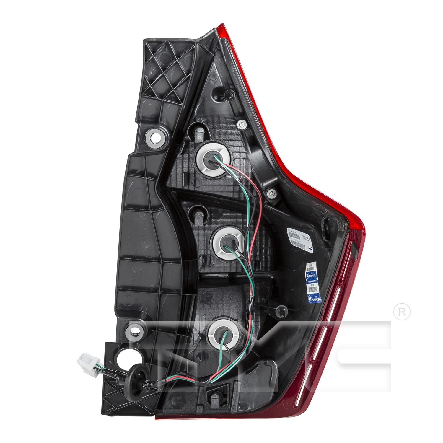 TYC 116630009 - Tail Light Assembly TYC 116630009 Tail Light Assembly product image 2 of 6