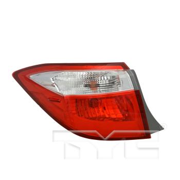 2014 Toyota Corolla Tail Light Assembly Left Outer TYC 116640009 image 3 of 4