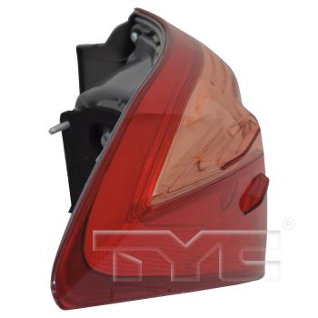 2018 Toyota Corolla Tail Light Assembly Left Outer TYC 11664090 image 4 of 4