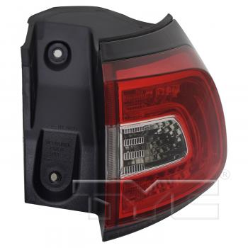2016 Jeep Cherokee Tail Light Assembly Right Outer TYC 116645009 image 3 of 4