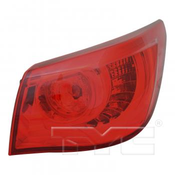 2015 Infiniti Q50 Tail Light Assembly Right Outer TYC 11664900 image 1 of 4
